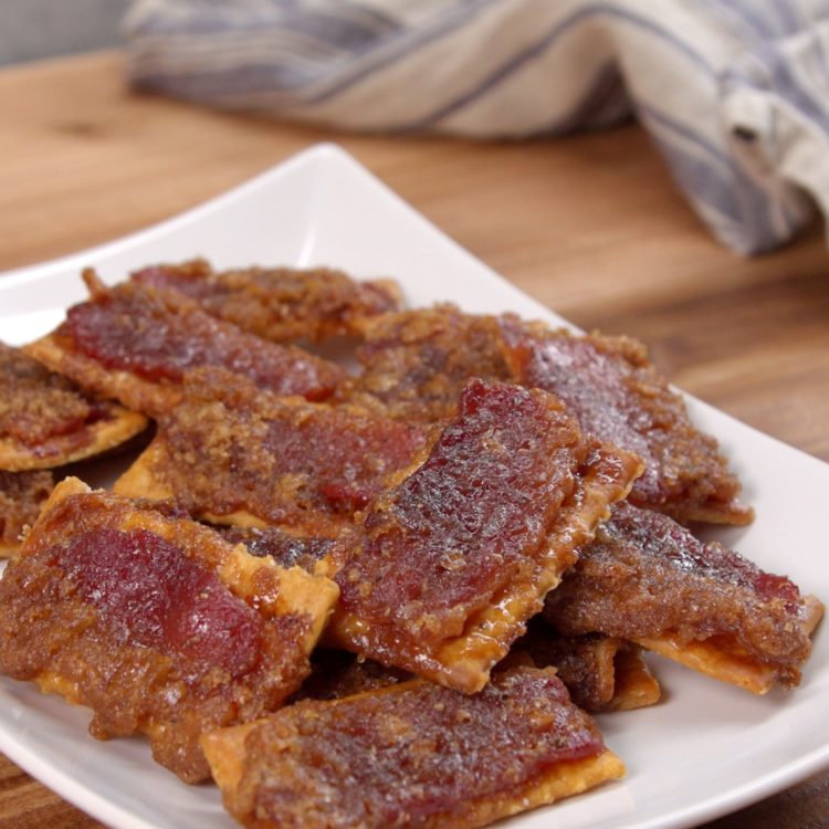 Bacon Crackers finished product.