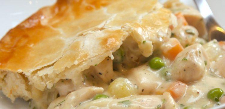 Image result for serving of chicken pot pie