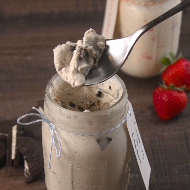 Easy Mason Jar Ice Cream 3 Ways Recipe & Video | TipHero